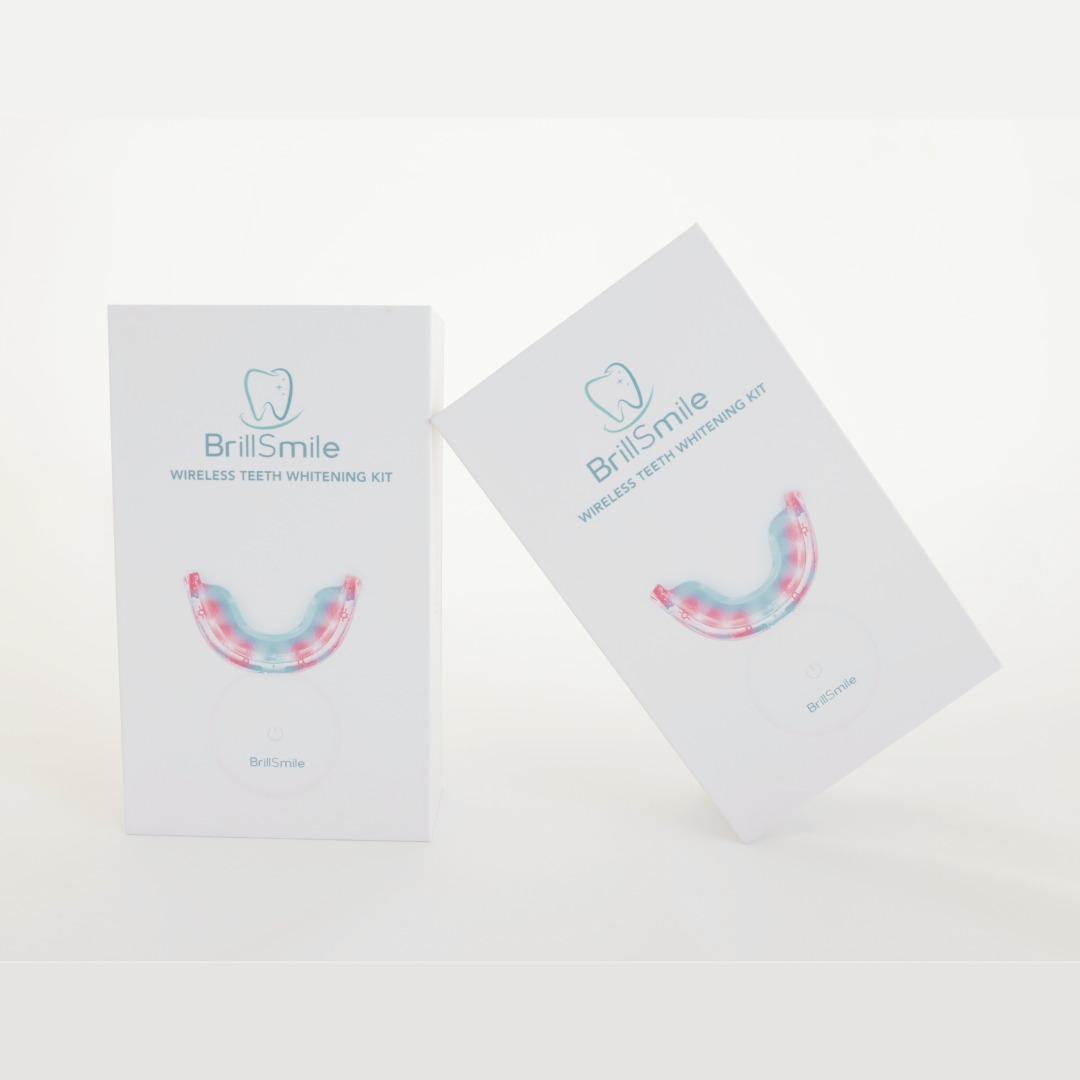 BrillSmile 32 LED-es páros otthoni fogfehérítő készlet